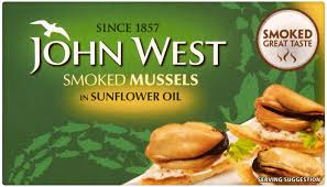 John West Smoked Mussels In Vegetable Sunflower Oil 85 g