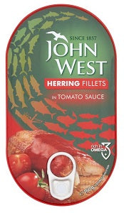 John West Herring Fillet In Tomato Sauce 160 g