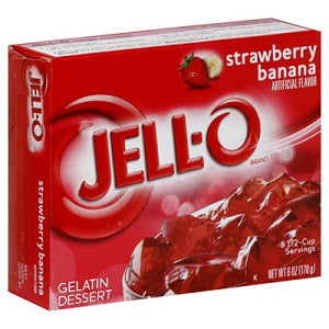 Jell-O Gelatin Dessert Strawberry Banana 85 g