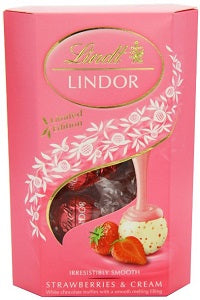 Lindt Lindor Irresisistably Smooth Strawberry & Cream 200 g