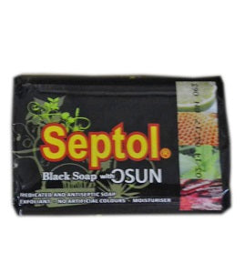 Septol Black Soap With Osun 80 g x6