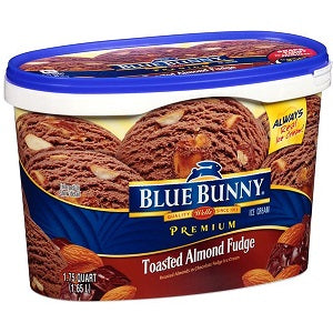 Blue Bunny Toasted Almond Fudge 1.4 L