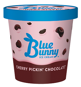 Blue Bunny Cherry Pickin' Chocolate 1.36 L