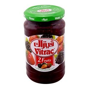 Vitrac Jam 2 Fruits Strawberry Raspberry 420 g