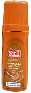 Sitil Special Liquid Shoe Polish Light Brown 80 ml