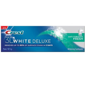 Crest Toothpaste 3D White Deluxe Anti Tobacco 75 ml
