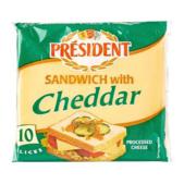 President Sliced Cheddar 200 g 10 Slices