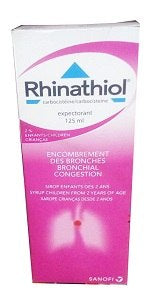 Rhinathiol 2 Percent Brochial Congestion Syrup 2 Years+ 125 ml