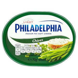 Philadelphia Light Soft Cheese Chives 170 g