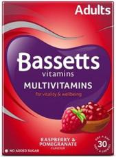 Bassetts Soft & Chewy Multivitamin Raspberry & Pomegranate 30 Tablets