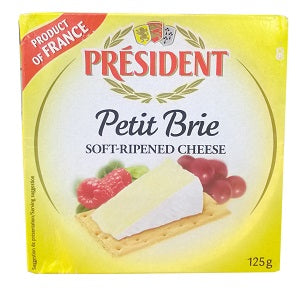 President Petit Brie Cheese De France 125 g