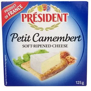 President Petit Camembert Cheese De France 125 g