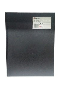 Rexel Premium Slim View Display Book A3 24 Pockets - Black