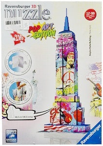 Ravensburger 3D Puzzle Pop Art Edition Empire State Building 12-99 Years