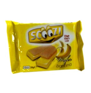 Scoozi Wafer Banana 39 g x12