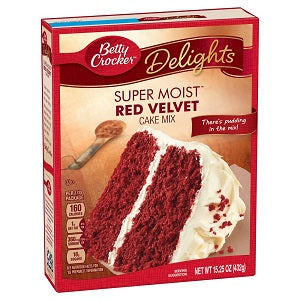 Betty Crocker Delights Super Moist Red Velvet Cake Mix 432 g