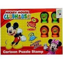 Cartoon Puzzle Stamp