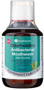 Healthpoint Mouthwash With Fluoride Peppermint Flavour 200 ml
