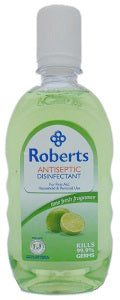 Roberts Antiseptic Disinfectant Lime Fresh 250 ml