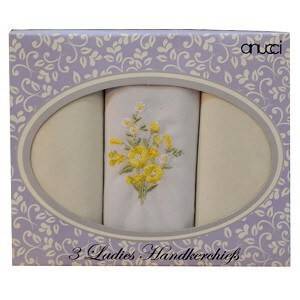 Ladies Handkerchiefs x3