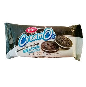 Tiffany CreamO's Chocolate Biscuits With Milk & Vanilla Flavour 27 g