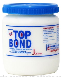 Top Bond General Purpose White Glue 250 g x6