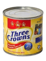 Three Crowns Evaporated Milk 160 g x6