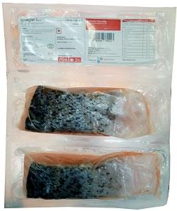 Big Sam's Norwegian Salmon Portions Frozen Skin-On 250 g