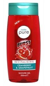 Cussons Pure Shower Gel Revitalising Cranberry & Grapefruit Burst 500 ml