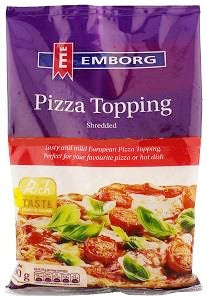 Emborg Pizza Topping Cheese Shredded 200 g