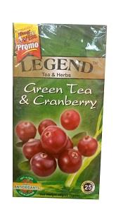 Legend Green Tea & Cranberry 50 g x25
