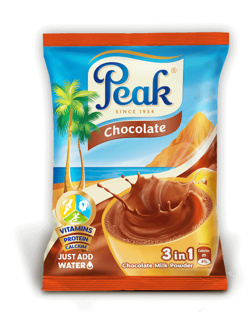 Peak Chocolate Milk Powder 3 in 1 Sachet 400 g