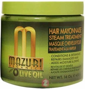 Mazuri Organics Olive Oil Hair Mayonnaise Treatment 455 g