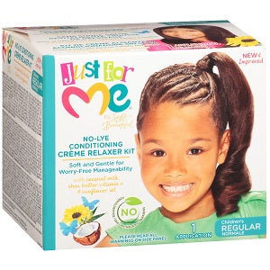 Just For Me No-Lye Kids Conditioning Relaxer Kit Regular