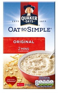 Quaker Oats So Simple Original 216 g