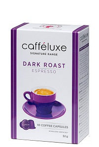 Caffeluxe Signature Range Dark Roast Espresso Capsules 52 g x10