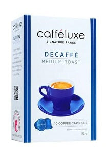 Caffeluxe Signature Range Decaffe Medium Roast Capsules 52 g x10