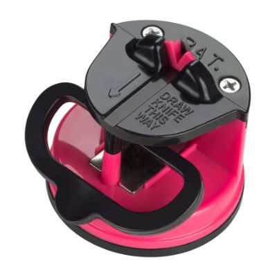 Premier Knife Sharpener With Suction Pad - Hot Pink