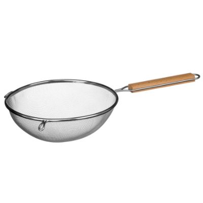 Premier Stainless Steel Sieve With Wooden Handle 24.5 cm