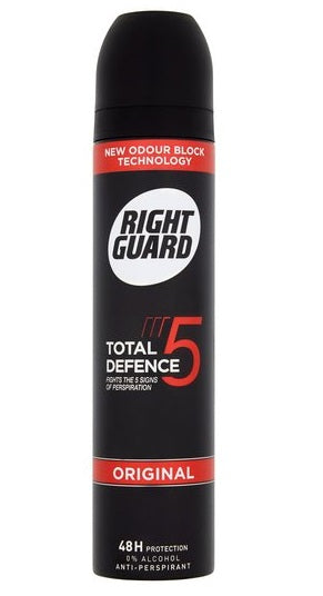 Right Guard Deodorant Spray Total Defence 5 Original 250 ml
