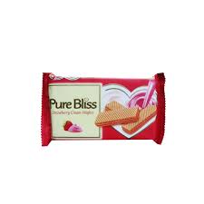Pure Bliss Premium Strawberry Wafers x12