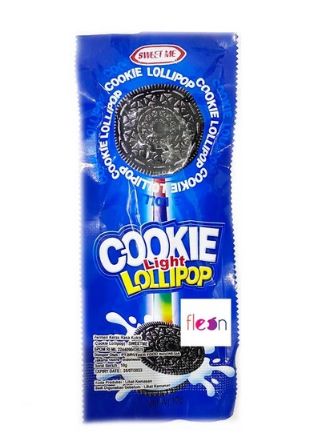 Cookie Fluorescent Light Lollipop 150 g x30