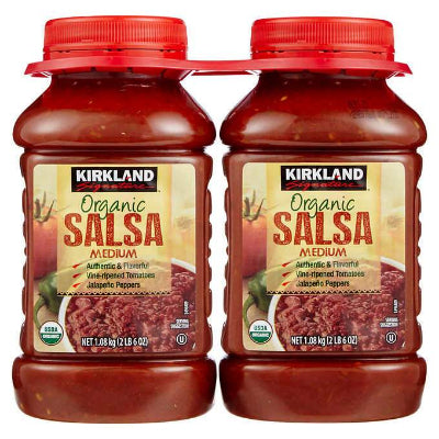 Kirkland Organic Salsa Medium 1.08 kg x2