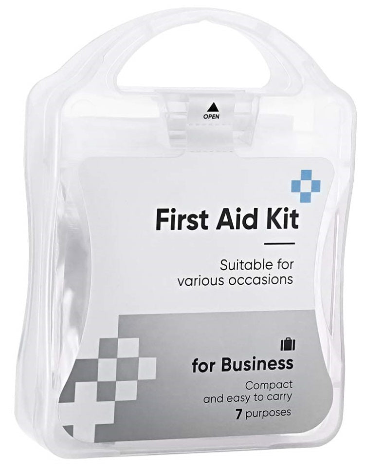 Miniso First Aid Kit For Business - Adhesive Bandage, Towel Tab, Dry Swab, Ear Plug