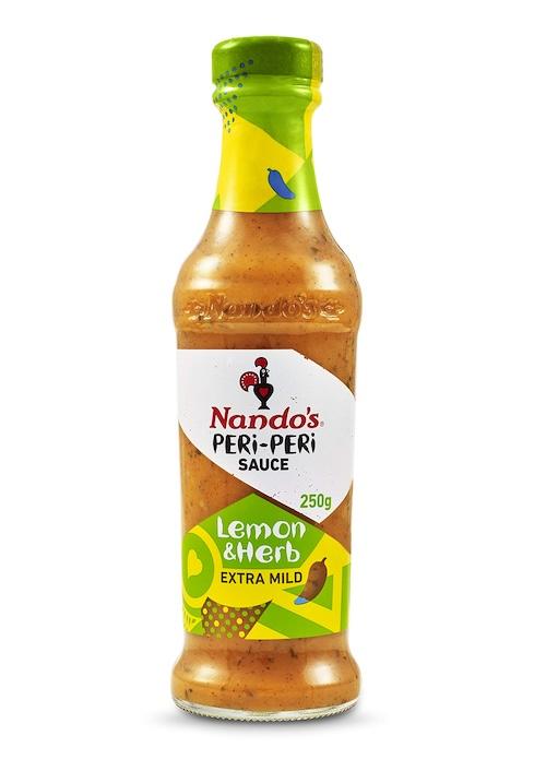 Nando's Peri-Peri Sauce Extra Mild Lemon & Herb 250 g