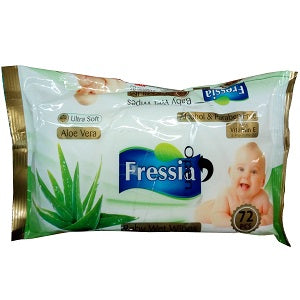 Fressia Baby Wet Wipes With Aloe Vera x72