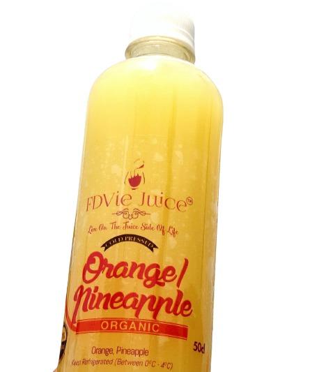 Fontaine De Vie Juice Orange Pineapple & Ginger 50 cl