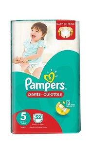 Pampers Pants Size 5 Junior 12-18 kg x52