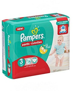 Pampers Pants Size 3 Midi 6-11 kg x31