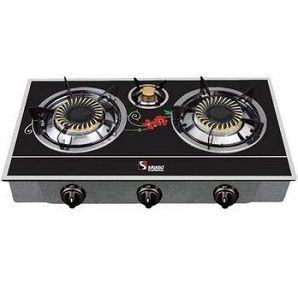 Saisho Glass Top Cooker 3 Burner S306BF